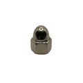 Suburban Bolt And Supply Acorn Nut, 3/8"-16, Steel, Nickel Plated A042024000C